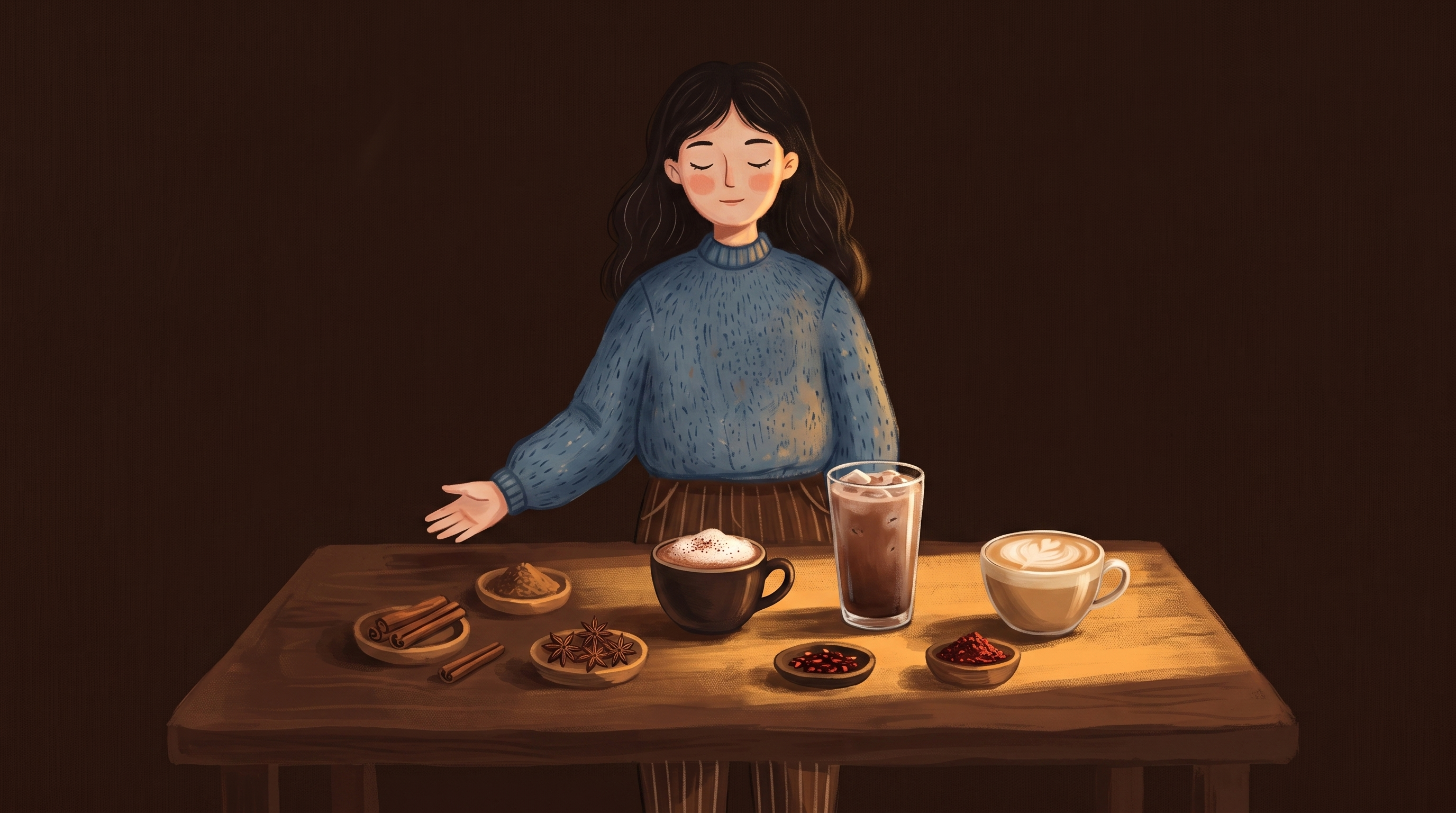 ceremonial cacao recipe, spiced cacao, cacao latte